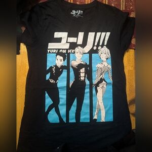 Crunchyroll Yuri on Ice t shirt Large